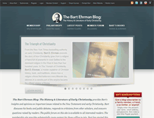 Tablet Screenshot of ehrmanblog.org